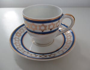 Royal Limoges - Rosenthal, Hutschenreuter e.a. 5 stuks antieke miniatuurkopjes van porselein kopen? Bied vanaf 30!