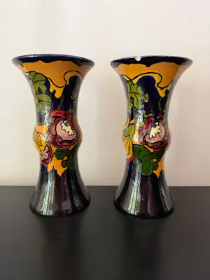 AcheterPlateelbakkerij De Rozeboom - Set vasen, Art Nouveau genummerd 123? Enchérissez de 325!