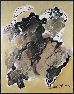 Bert Braam - Acryl op doek, Zonder titel kopen? Bied vanaf 1!
