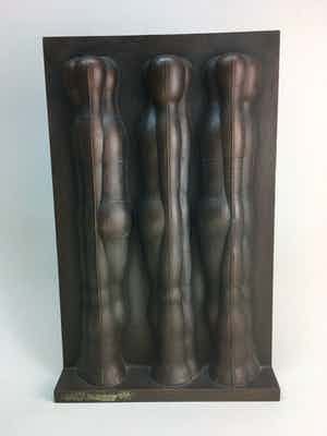 Joannis Avramidis - Relief with three figures, 1977, verkocht voor € 2990!