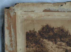 Johan D. Scherft - Ets , “Duinpunt” – gesigneerd – ca 1940 kopen? Bied vanaf 10!