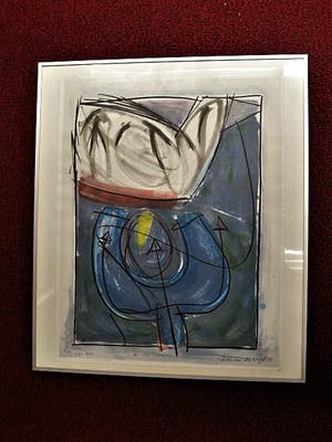Rob van der Vijgh - Architect en Beeldend Kunstenaar GROTE Litho "le Lit" kopen? Bied vanaf 1!