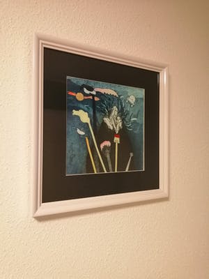 Michel van Overbeeke - Aware away III - met bladgoud & ingelijst kopen? Bied vanaf 15!