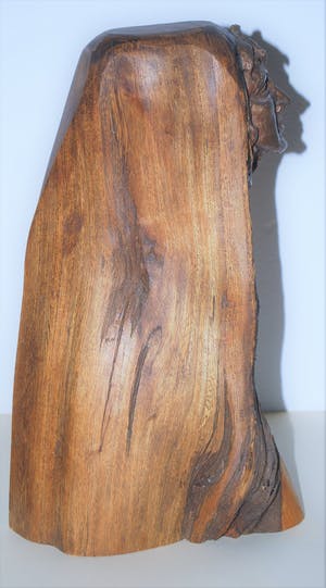 Brons (Onbekend) - Brons in houten beeld kopen? Bied vanaf 45!