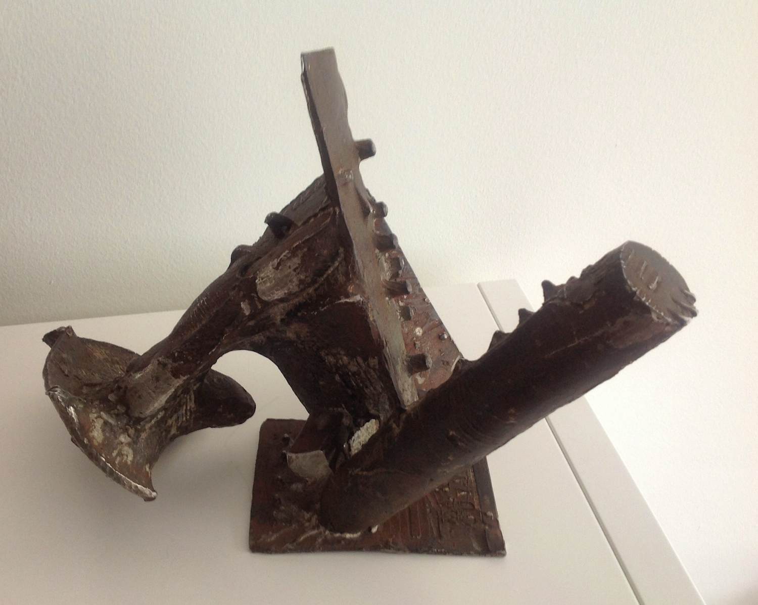 Martin Guyaux - Naakte vrouwfiguur abstracte compositie kopen? Bied vanaf 275!