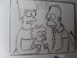 Matt Groening - origineel story board, The Simpsons, ingelijst kopen? Bied vanaf 1!