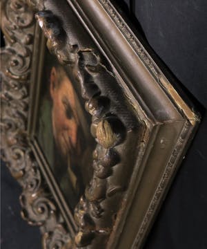 Jan Theuns - Olieverf op paneel, Man met pijp - Ingelijst kopen? Bied vanaf 100!