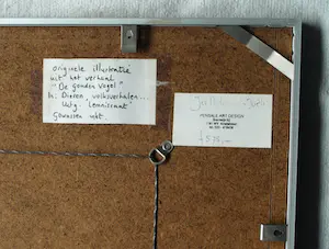 Jet Naftaniel-Joels - Originele tekening gewassen inkt , Illustratie uit De Gouden Vogel + Boek kopen? Bied vanaf 1!