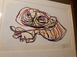 Karel Appel - rustende kikker 1978 kopen? Bied vanaf 795!