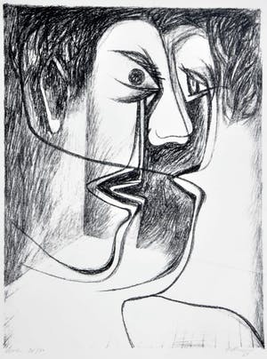 Cyr Frimout - Gesigneerde lithografie - 36/90 - 1989 kopen? Bied vanaf 35!