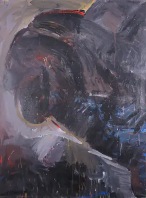 Nies Vooijs - Acryl op doek, Auto (tweeluik)- (Zeer groot) kopen? Bied vanaf 80!