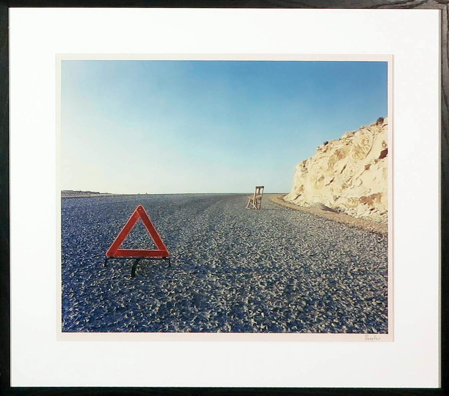 Jean Ruiter - Foto, Accident on the way to Alanya - Ingelijst verkocht voor € 50!