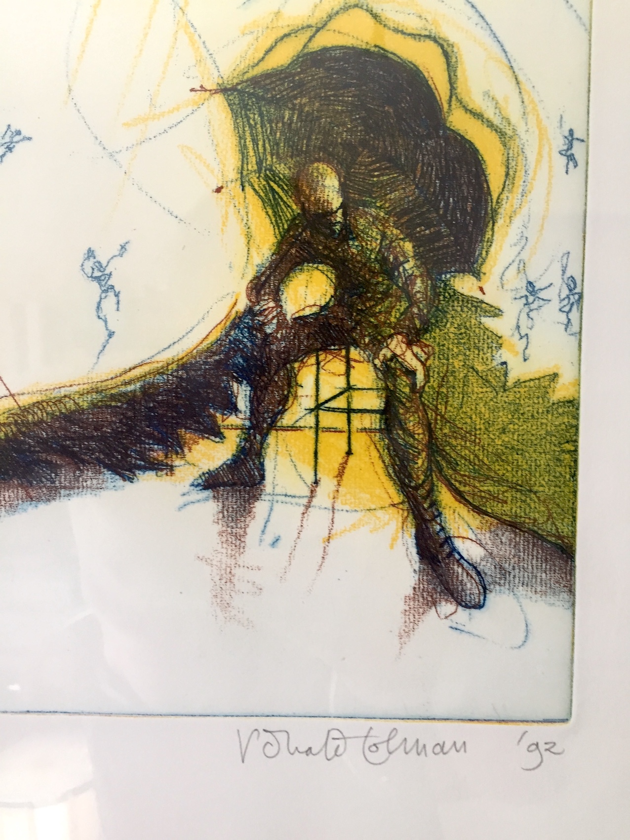 Ronald Tolman - Kleurets (tweeluik), Ingelijst kopen? Bied vanaf 240!