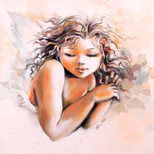 Elena Filatov - Acryl op doek, Blick von Oben I verkocht voor € 50!