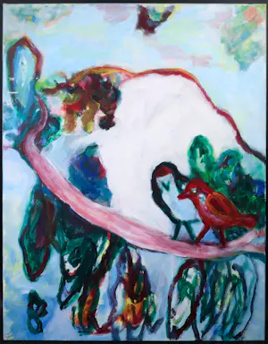 Jet de Knegt - Olieverf op doek, De wandeling kopen? Bied vanaf 50!