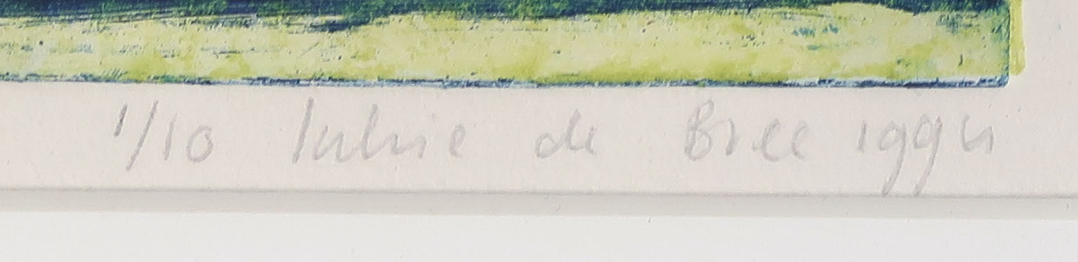 Lukie de Bree - Kleurenets en aquatint, Zonder titel - Ingelijst kopen? Bied vanaf 20!