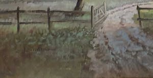 Bernard H. Slotmann - B8298-1, Boerderijgezicht in de polder kopen? Bied vanaf 295!