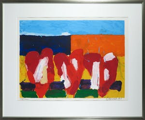 Jan Cremer - Zeefdruk, Tulips - Ingelijst (Groot) kopen? Bied vanaf 200!