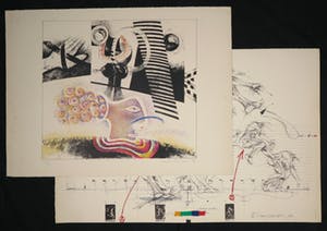 Vladimir Velickovic - en Martin Engelman, Lot van twee litho's (Prent 190) kopen? Bied vanaf 60!