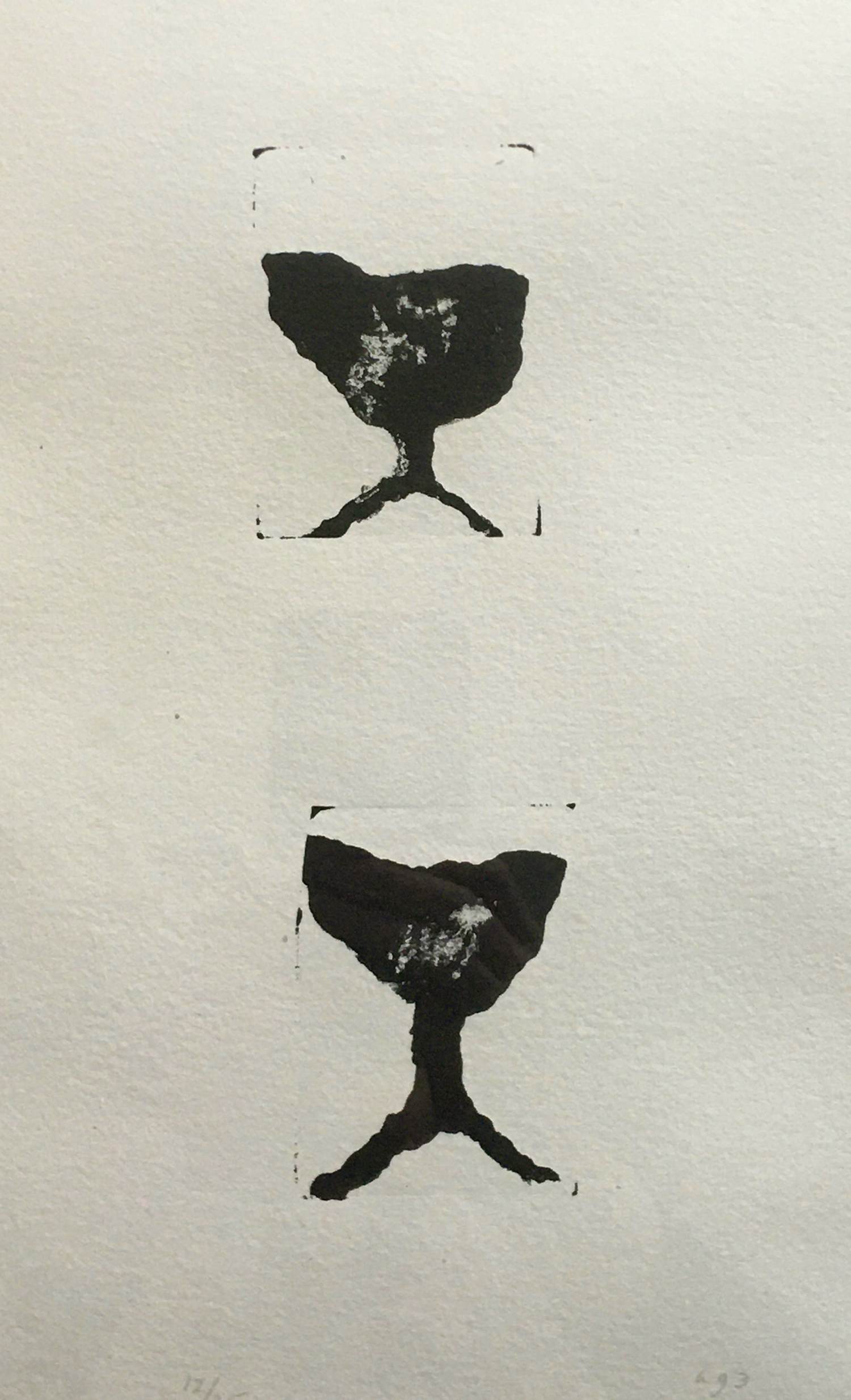 Armando - der Kelch - litho - oplage 25 ex. - ingelijst kopen? Bied vanaf 215!