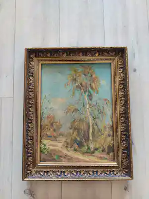 Johan Meijer - Berkenboom landschap in de zomer kopen? Bied vanaf 200!