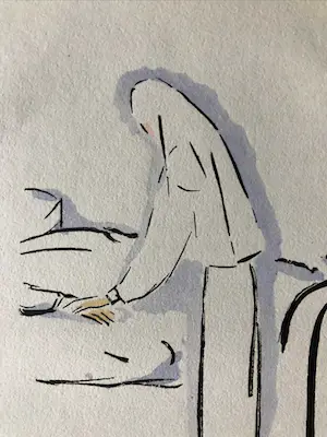 Kees van Dongen - In het ziekenhuis - 1925 kopen? Bied vanaf 165!