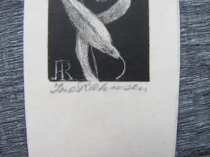 Ina Rahusen - houtsnede of ets, met liefdesbetuiging kopen? Bied vanaf 20!