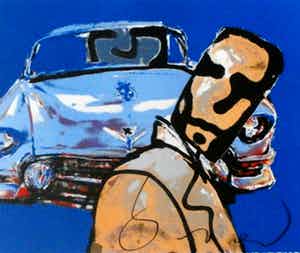 Herman Brood - Zeefdruk: Cadillac Walk verkocht voor € 225!