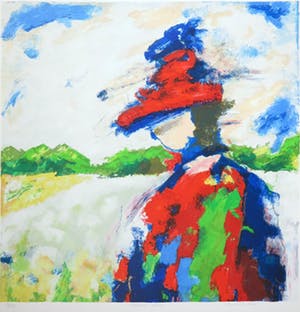 Annemiki Bok - Zeefdruk, Medicine Woman - Ingelijst kopen? Bied vanaf 45!