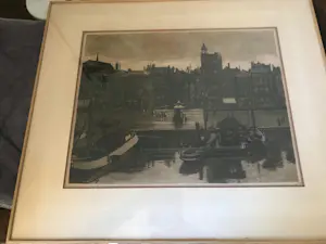 Willem Witsen - Gezicht op het Damrak. kopen? Bied vanaf 195!