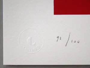 Aurelie Nemours - L' Arbre - Zeefdruk in beperkte oplage - 1990 - Handgesigneerd en genummerd kopen? Bied vanaf 700!