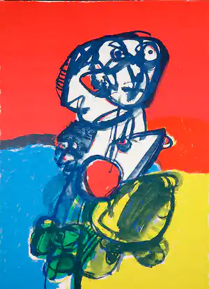 Jan Cobbaert - Litho, Z.T. Figuur vendu pour 70€ !