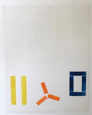 JCJ VANDERHEYDEN - gemengde techniek ( preeg en monoprint) kopen? Bied vanaf 495!