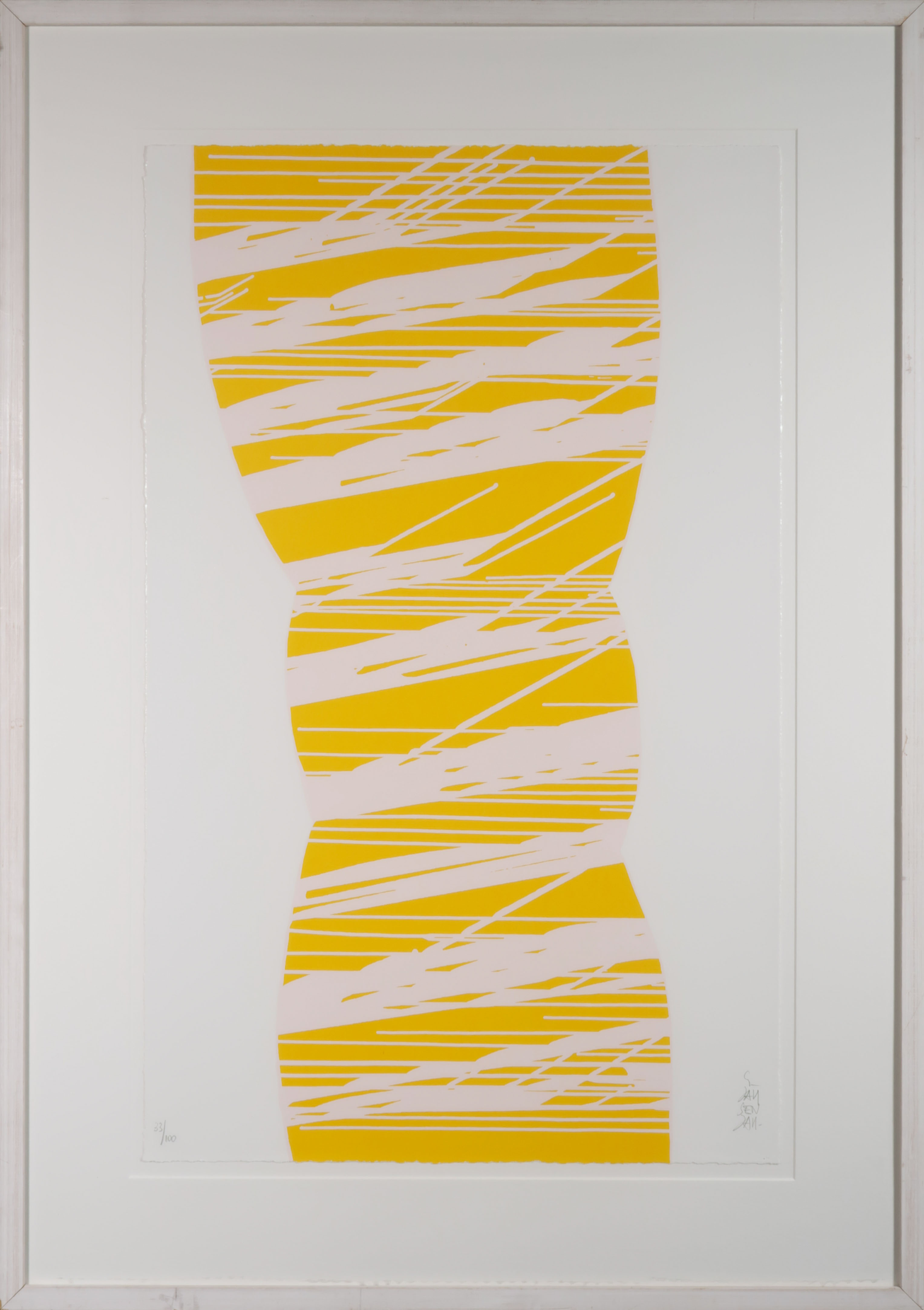 Geert Jan Jansen - Zeefdruk, Desert Tree 03 - Ingelijst (Groot) kopen? Bied vanaf 80!