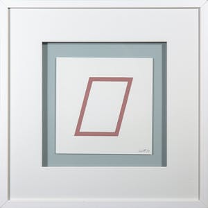 Sol LeWitt - Zeefdruk uit de serie 'Five Geometric Figures in Five Colors' - Ingelijst kopen? Bied vanaf 450!