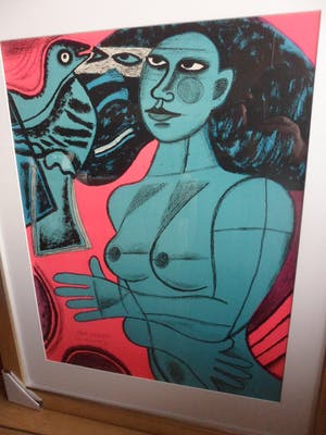 Corneille - Litho. Titel, Voir L' Oiseau. (groot) kopen? Bied vanaf 325!