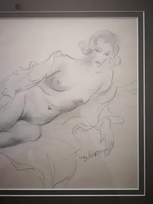 Dick van Luijn - Naakt. Liggende vrouw. kopen? Bied vanaf 199!