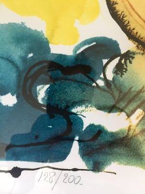 Nic Jonk - De Omhelzing - Zeefdruk, Ingelijst kopen? Bied vanaf 95!