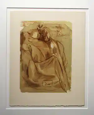 Salvador Dali - " THE DIVINE COMEDY " 1960 verkocht voor € 200!