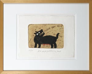 Raymond Waydelich - Ets en aquatint, I love you - Ingelijst kopen? Bied vanaf 40!