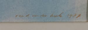 Ruud van der Beele - Gemengde techniek op papier, Z.t. Abstract - Ingelijst kopen? Bied vanaf 1!