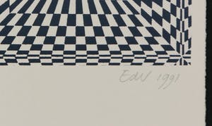 Elizabeth de Vaal - Zeefdruk, Illusive dreams kopen? Bied vanaf 20!