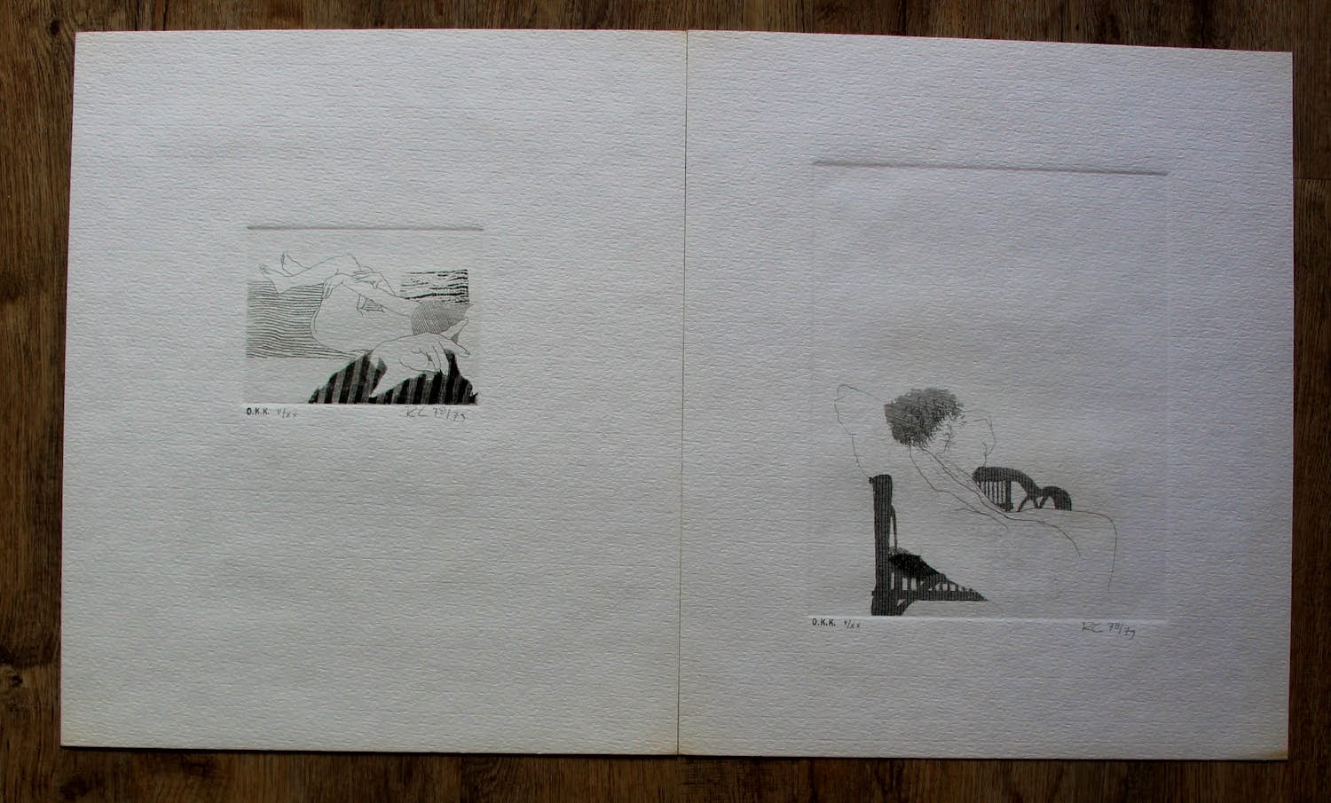 AcheterRob Cox - 2 etsen - grafiek erotiek - 1978/1979? Enchérissez de 70!