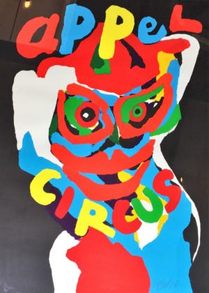Karel Appel - C3371-6 - Circus kopen? Bied vanaf 250!