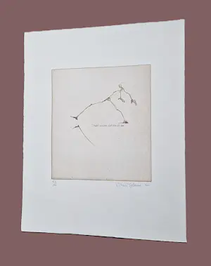 Ronald Tolman - in zeer kleine oplage (20) gemaakt - wee hij die over zijn schaduw stapt ... kopen? Bied vanaf 48!