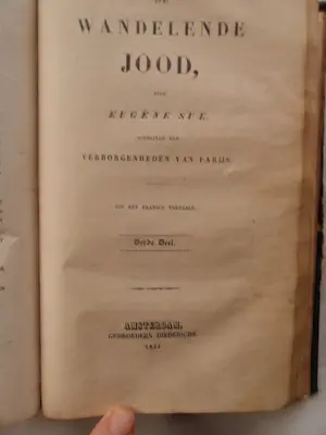 Eugene Sue - De Wandelende Jood - uit het Frans vertaald - eerste druk - 1844-1845 kopen? Bied vanaf 200!
