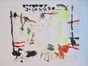 Theo Elfrink - Ingelijste litho " Grosage" kopen? Bied vanaf 45!