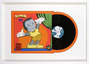 KAWS - DJ Hasebe album, Tail of Old Nick - Ingelijst verkocht voor € 1!