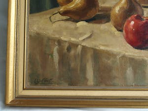 Carel Windt - Olieverf op doek , Stilleven - ingelijst – GROOT –ca 1950 kopen? Bied vanaf 75!