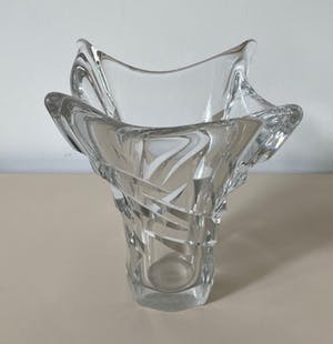 Daum Nancy - Kristallen facet geslepen vierkante vaas kopen? Bied vanaf 55!